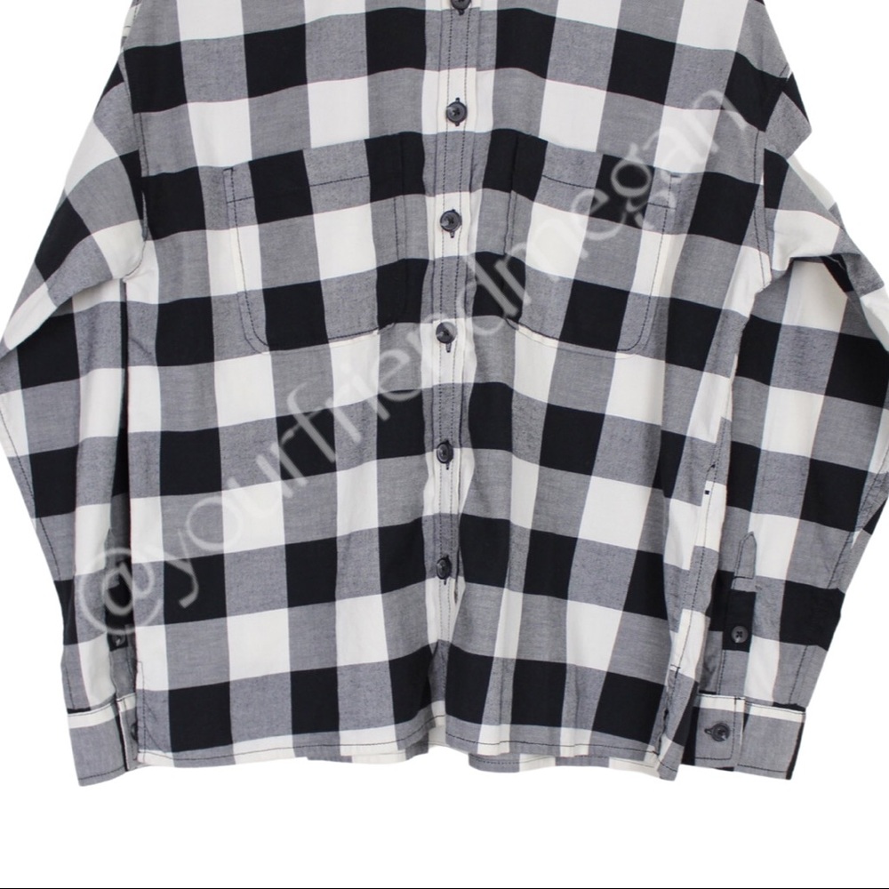 Madewell Shirt Jacket Shacket in Buffalo Plaid - Picture 5 of 10
